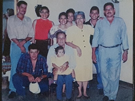 Rosalio Bravo Jiron esposa e hijos