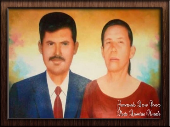 Gumercindo Bravo Orozco y María Antonieta Miranda pintura